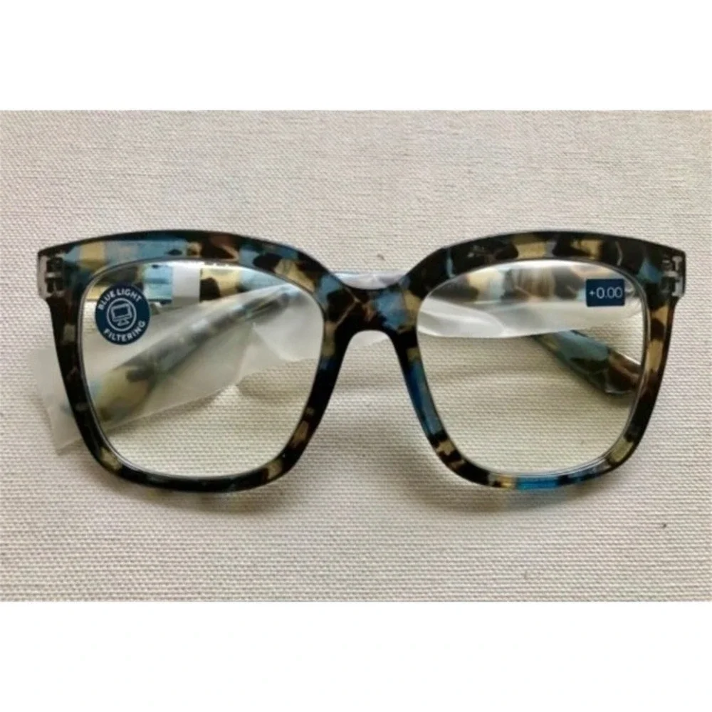 New Next Level Blue Quartz Peepers Blue Light Block Glasses‎ +0.00.